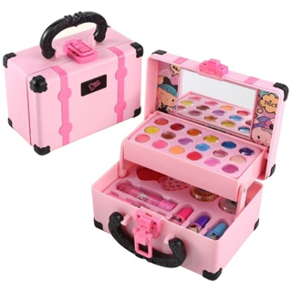 30 Peças Kit De Maquiagem Para Crianças Lavável/Conjunto Portátil Meninas