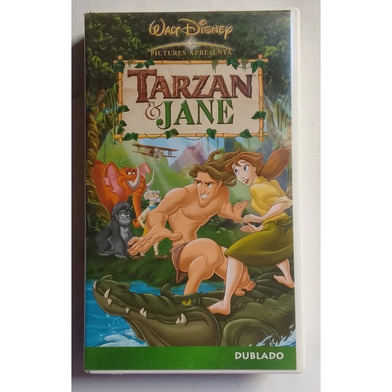 Filme Vhs Tarzan Desenho - Dublado, Filme e Série Disney Usado 48443603