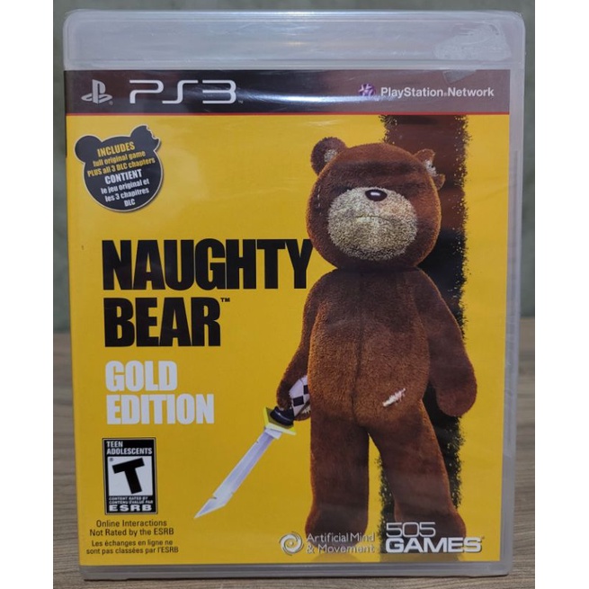 Naughty Bear - PS3 - Bon état - Complet - Pal, - Jeux vidéo
