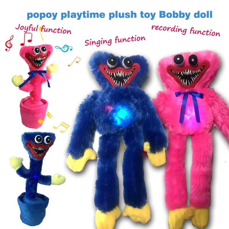 Huggy Wuggy Jogo Brinquedos Boneca Pelúcia Playtime - R$ 35