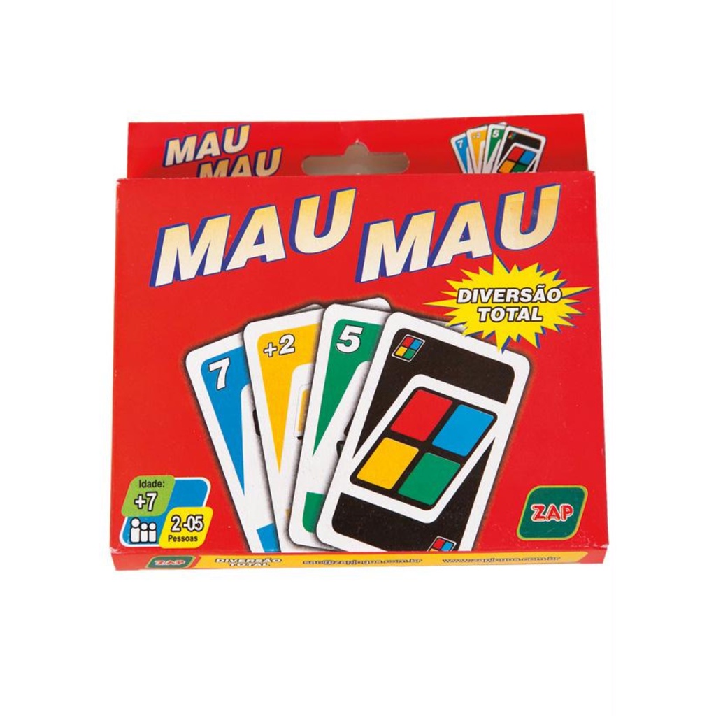 Jogo Mau Mau jogo de cartas infantil jogo cartas mau mau jogo tipo UNO ...