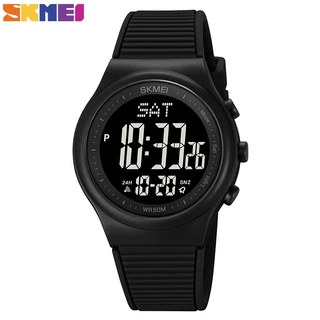 SKMEI Relógios Esportivos Femininos Marca Impermeável Alarme EL lingt Criativo Cronógrafo Original Feminino Relógio Casual Digital 1980
