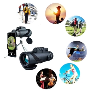 Monoscópio Portátil Monocular Zoom C/ Tripé 80x100