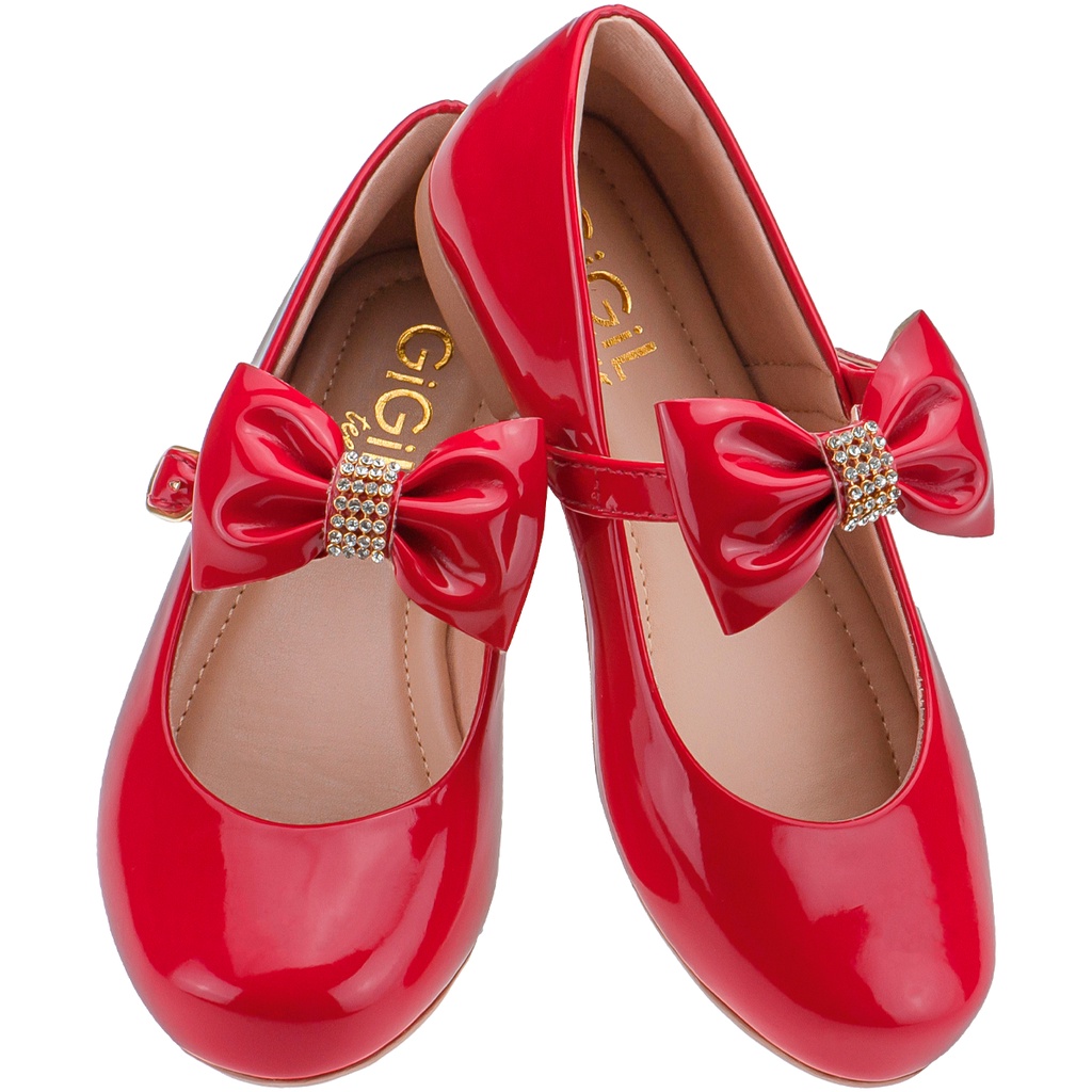 Sapato store vermelho infantil