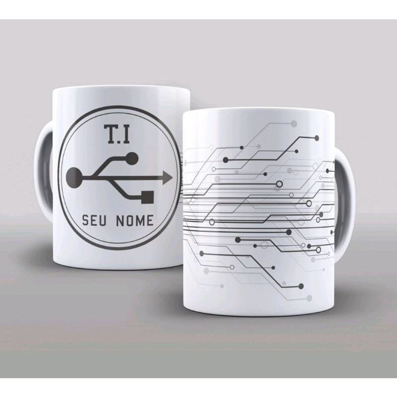 Caneca profissão Flork TI Tecnologia da informação 38