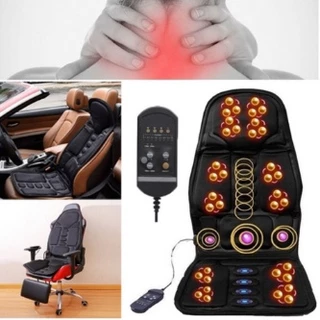 Esteira Assento Massageador De Lombar Pescoço Almofada Cadeira De Ultra Massagem Vibrador Portátil Relaxante Banco Do Carro 110V