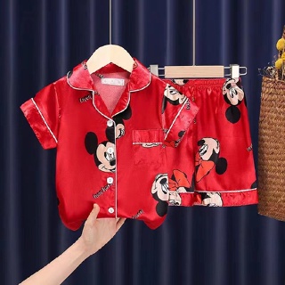 Pijama curto infantil estampado Mickey Mouse - Venca - 066901