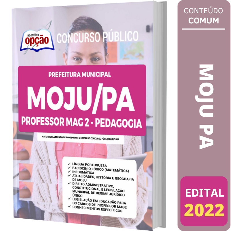 Apostila Moju PA - Professor MAG 2 - Pedagogia | Shopee Brasil