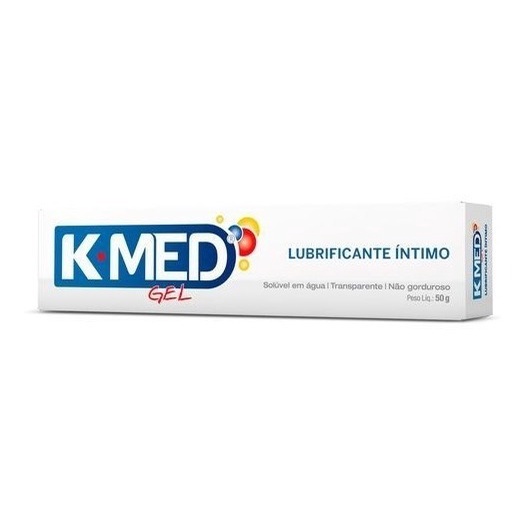 K-med Gel Lubrificante Intimo 50g Transparente Nao Gorduroso