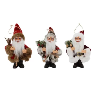 Enfeite Natal Papai Noel Decorado Mix 15cm Sortido Magizi