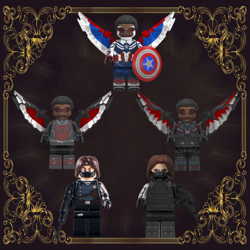 Hydra Soldado De Inverno Falcon Groot Aniversário Brinquedos Educativos Para Crianças De Bricolage Blocos De Construção Minifiguras Tijolos Filme