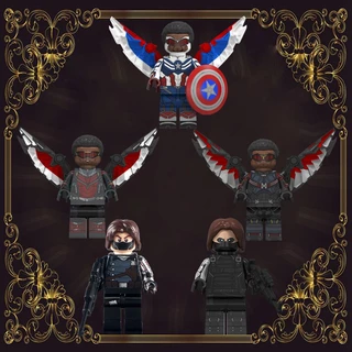 Hydra Soldado De Inverno Falcon Groot Aniversário Brinquedos Educativos Para Crianças De Bricolage Blocos De Construção Minifiguras Tijolos Filme