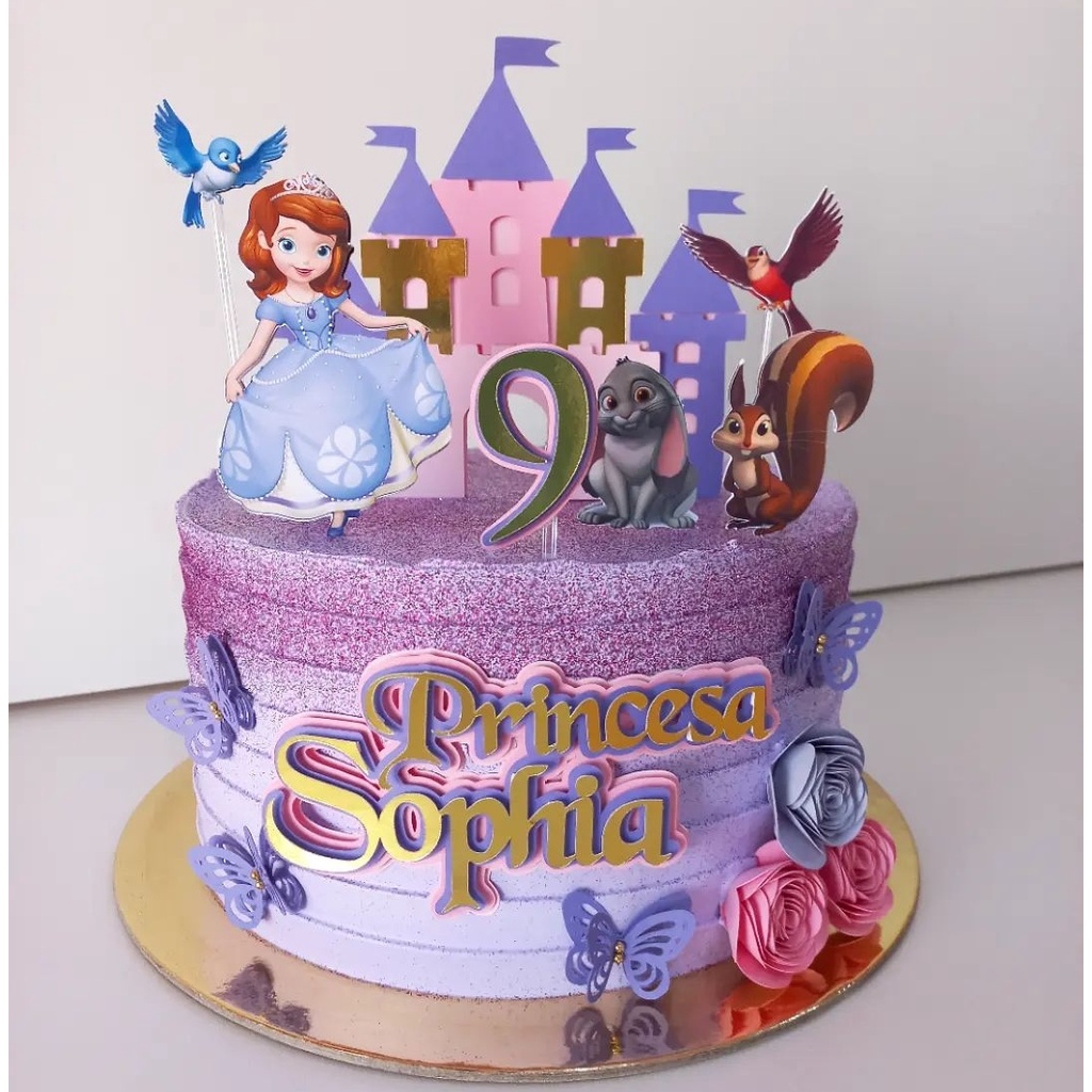 Topo de bolo Princesa Sofia