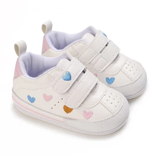 Novos Sapatos Casuais Para Bebês Desenho Do Padrão Amor Princesa Toddler De Sola Macia Primeiro Andar