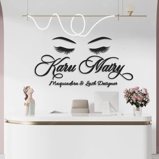Logotipo personalizado mdf 3mm para decoração sala 80cm