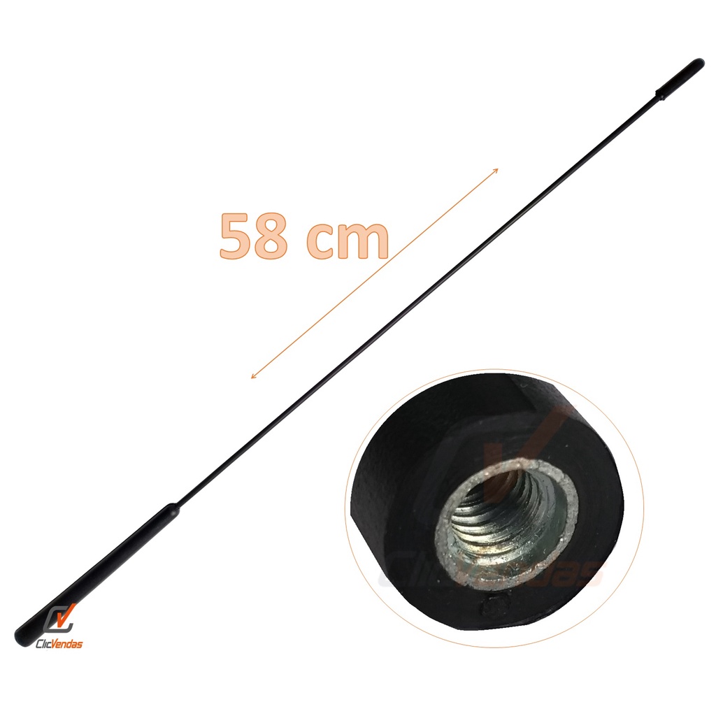 Haste Antena De Teto Lisa Ford Ka E Ka Novo Fiesta Ecosport | Shopee Brasil