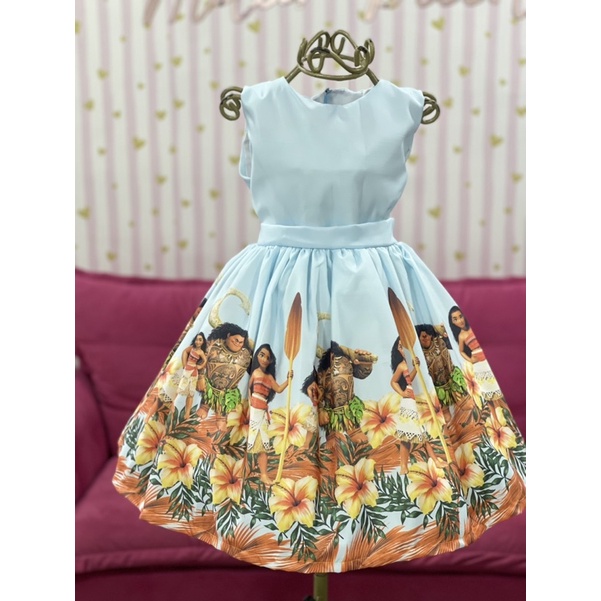 vestido moana em Promoção na Shopee Brasil 2023