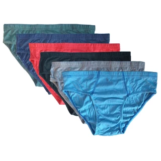 Cueca Adulto Slip 100% Algodão - Kit 9 peças - Atacado Cueca Masculina Tradicional P/M/G/GG