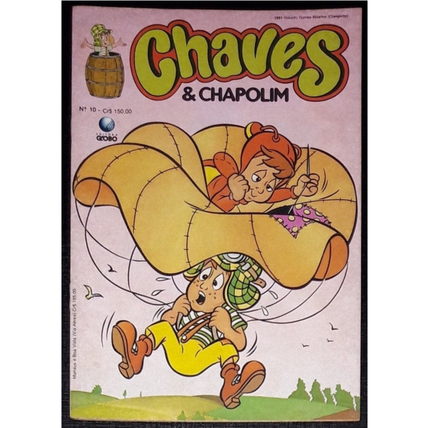 Revista Chaves & Chapolim Edição 10 Chespirito Gibi HQ 1991 Roberto ...