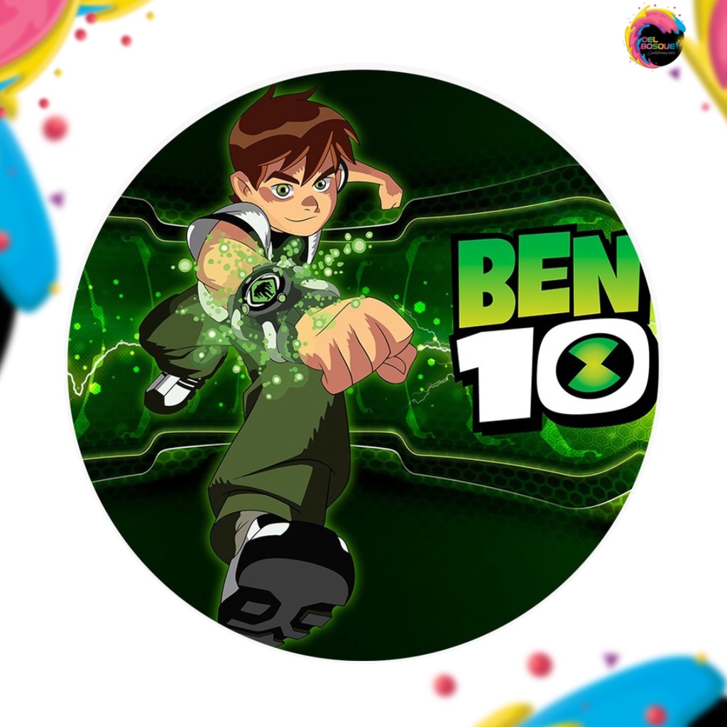 Painel Redondo Ben 10 - Adecore Tecidos