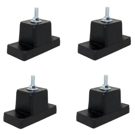 Calço Pé Nivelador De Borracha Para Condensadora / Ar Condicionado Split Universal 1 Jogo Com 4 Peças A Pronta Entrega