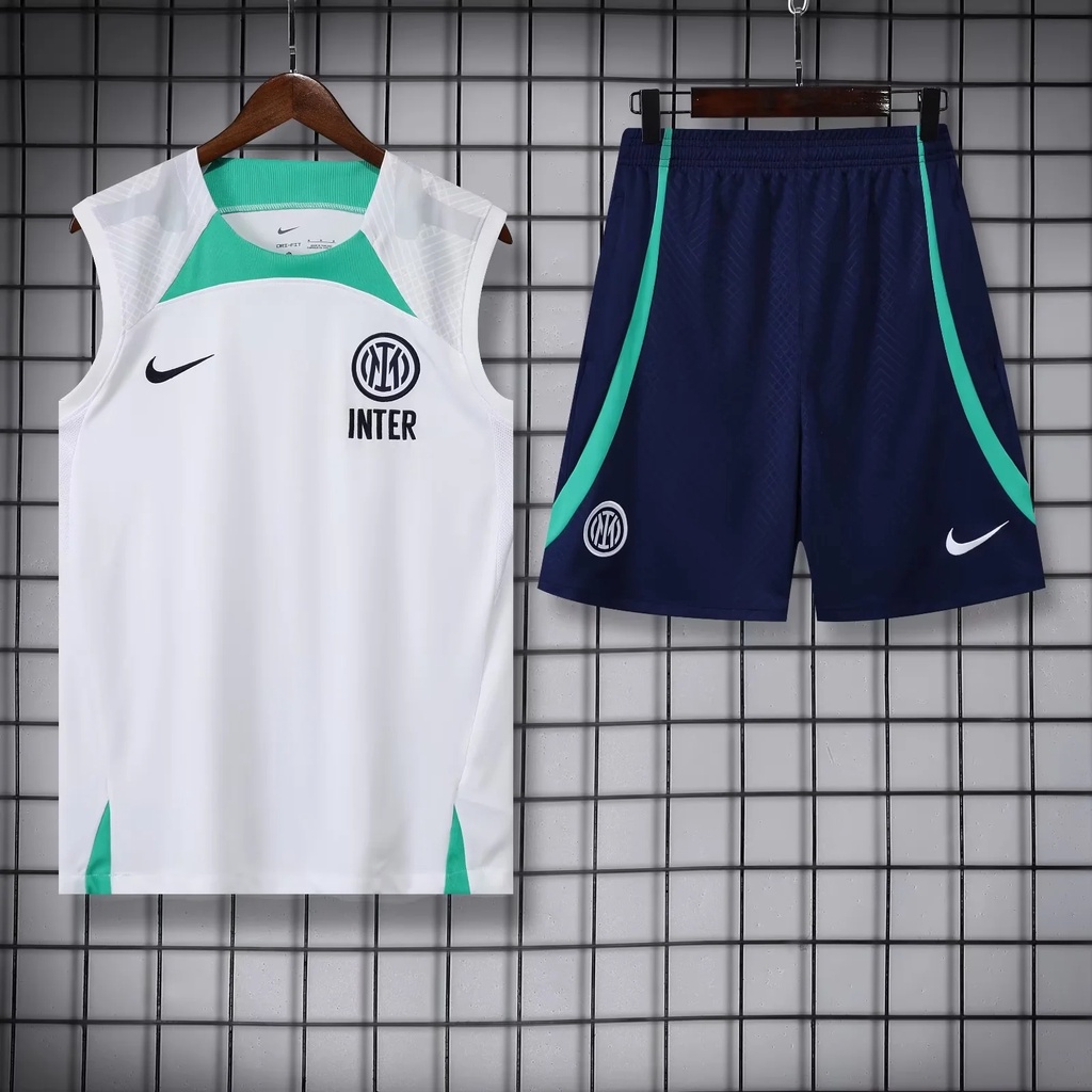 camisa de time 2022/23 Inter Milão Tanque Sono Curto Shorts , Bolsos Com Zíper NUJD