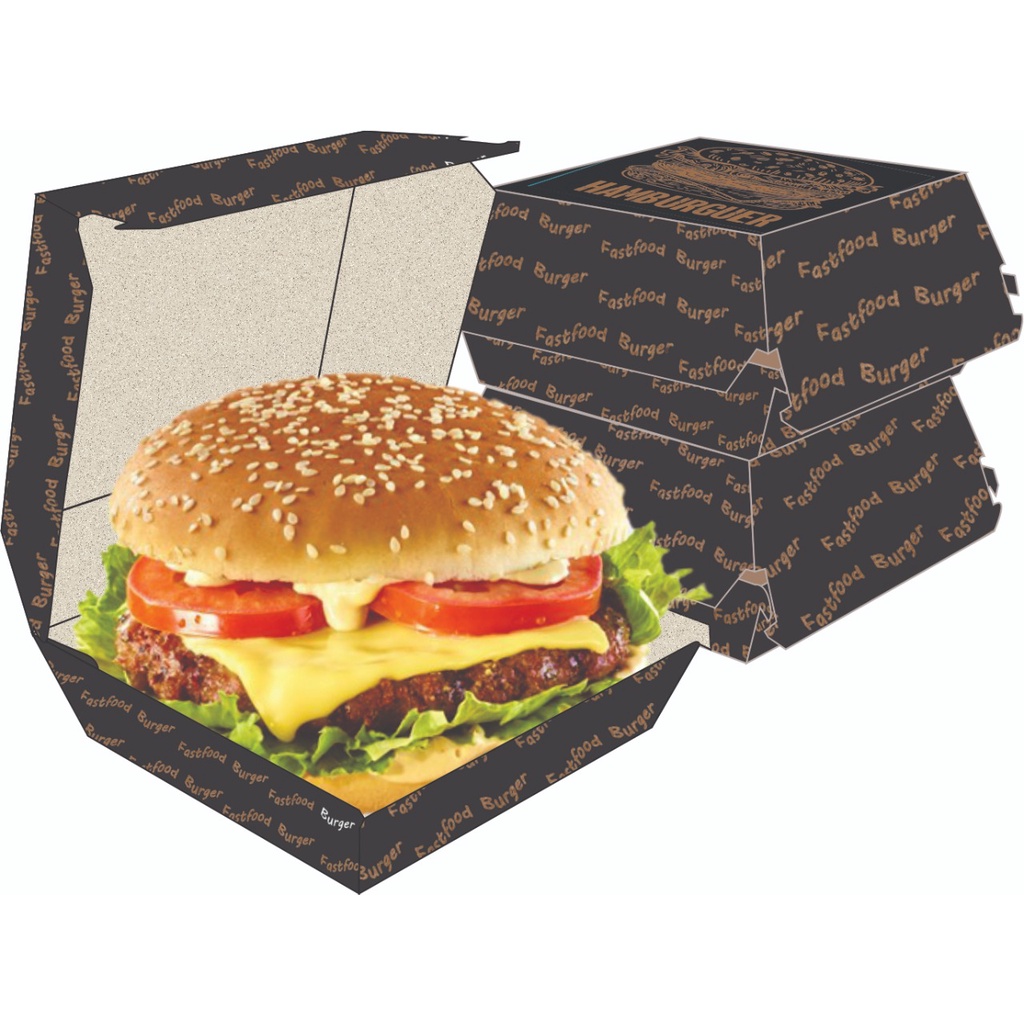 OFERTA, 100 Caixa Hamburguer Tradicional + 100 Caixas Batata Frita