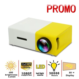 YG300 Pro Mini Projetor LED 480x272 Pixels Suporta 1080P USB Compatível Com HDMI Áudio Portátil Media Video Player