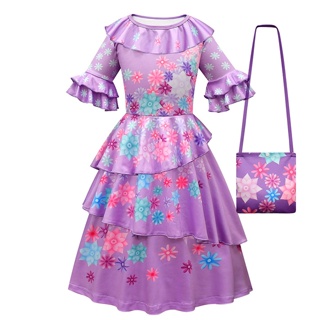 Vestido de princesa sofia para crianças de 3-6 8-10 anos, fantasia de verão  para