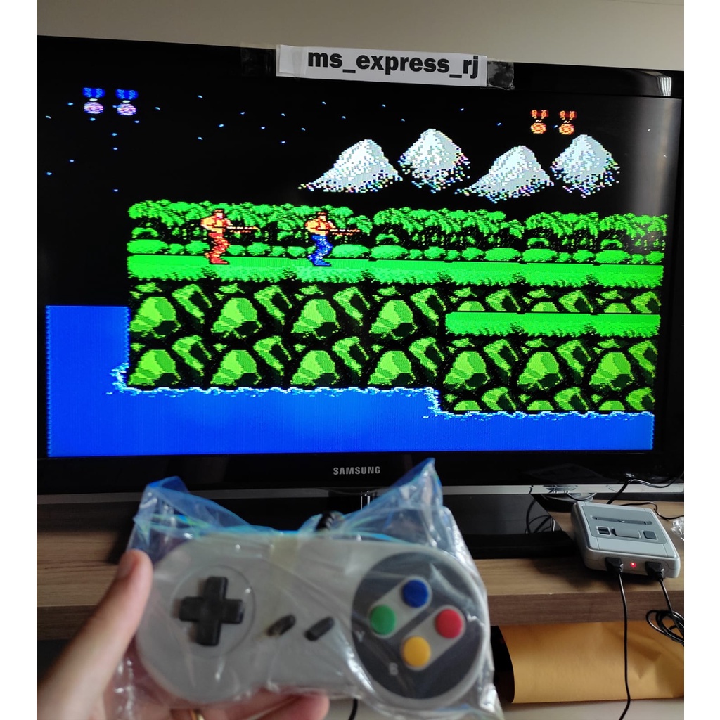 Video-game Nintendo Retrô 8 Bits NES 620 Jogos + 2 Controles