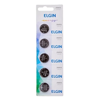 Bateria Lithium 3v Cr2032 Elgin (Blister C/5)