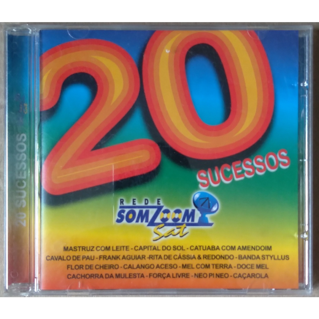 CD 20 Super Sucessos Rede Som Zoom Sat - Volume 1 | Shopee Brasil