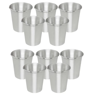 Copo de Alumínio Cônico 300 ml N8 kit com 12 unidades