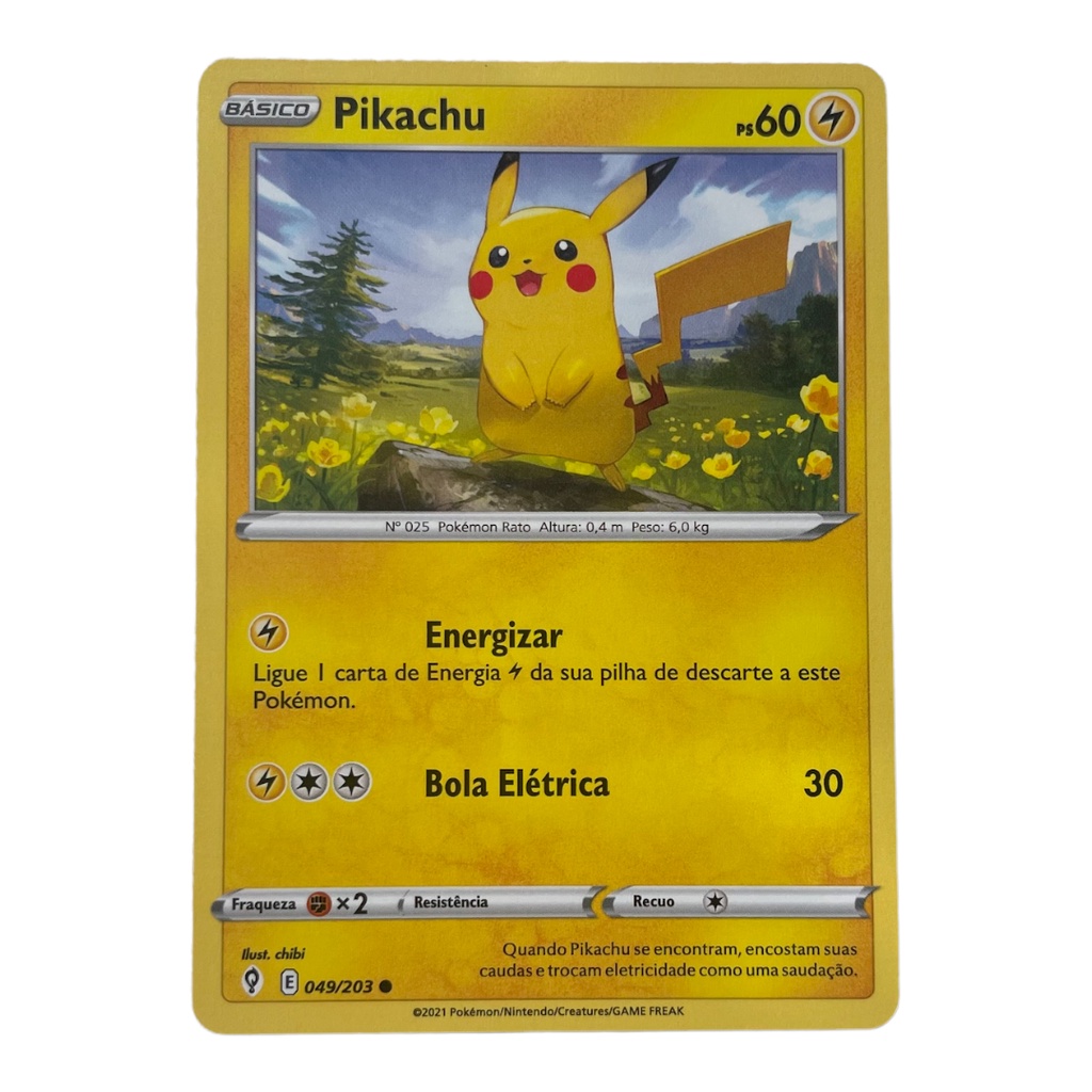 Pikachu E Zekrom GX Pokémon Carta Em Português 33/181 - Lista Kids Todo  Cartoes