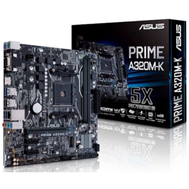 Asus Prime A320m Kbr Chipset A320 Amd Am4 Matx Ddr4 Shopee Brasil 8981