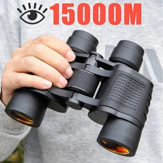 Binóculos 80x80 De Longa Alcance 15000m hd Lente Telescópio De Alta Potência Vidro Óptico De Luz Baixa Visão Noturna Para Abraço Esportivo De Caça