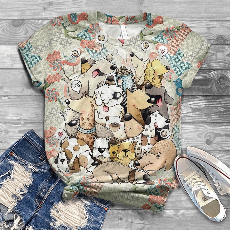 Camiseta feminina algodao Animais Gatos Fofos Desenho Amor em Promoção na  Americanas