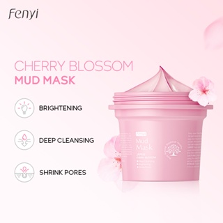 Fenyi Cherry Blossom Cleansing Blackhead Máscara De Poros De Lama Controle De Óleo 100g