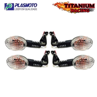 Pisca Seta Xt 660 Yamaha Moto Original Plasmoto Kit Jogo 4 Unidades