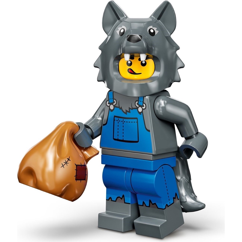 Lego 71034 - Wolf Costume - Lego Serie 23 | Shopee Brasil