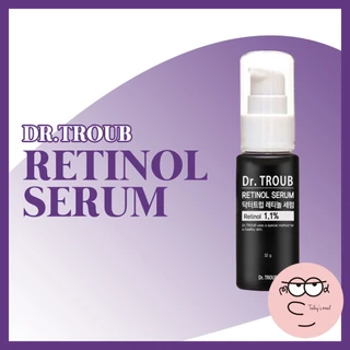 [SIDMOOL] (1+1) Dr.TROUB Retinol 1.1 % Serum 32g | Elasticidade Noturna De Alta Capacidade De Essence , Rugas , Contração De Poros , Recuperação De Pele