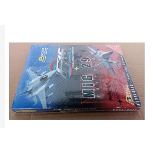 Jogo F-16 + Mig-29 (2 jogos complentos) Manual em Português Game B-Hits