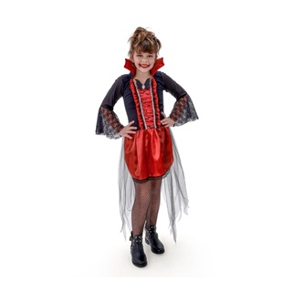 Fantasia de Vampiro Infantil Halloween - M 5 - 8 em Promoção na