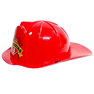 Capacete de Bombeiro Brinquedo Infantil Adulto Tamanho Único em Oferta na Shopee
