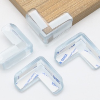 Protetores De Quina Canto Silicone Mesa Vidro Bebê Criança