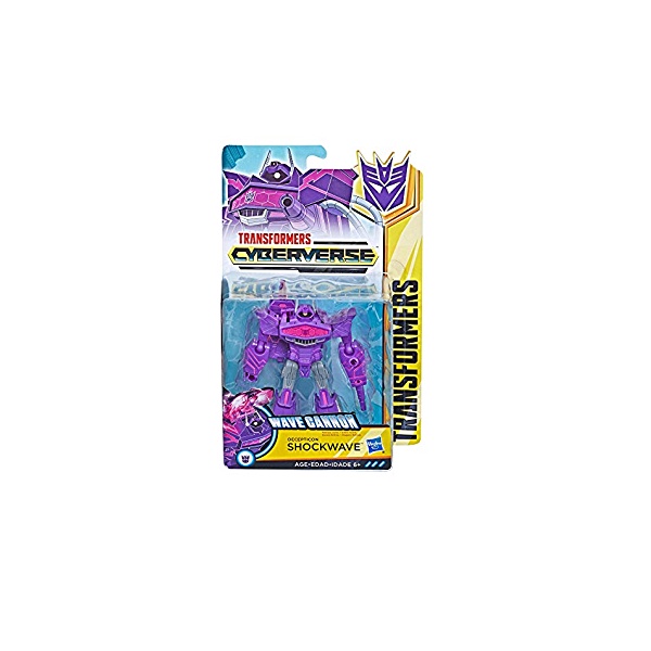 Transformers Cyberverse Shockwave Decepticon – Figura Warrior Class Con Mossa Wave Cannon – Da 6 Anni - 2