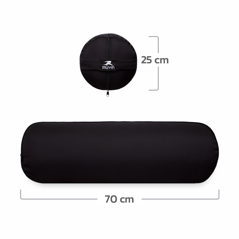 Bolster Para Yoga Muvin – Almofadão Cilíndrico – Apoio Para