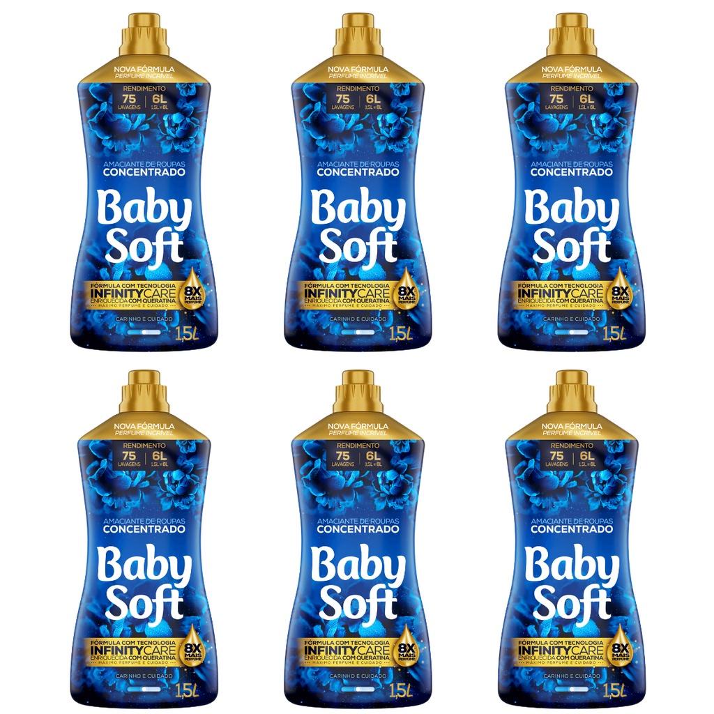 Amaciante Concentrado Baby Soft Pureza e Delicadeza - 1L