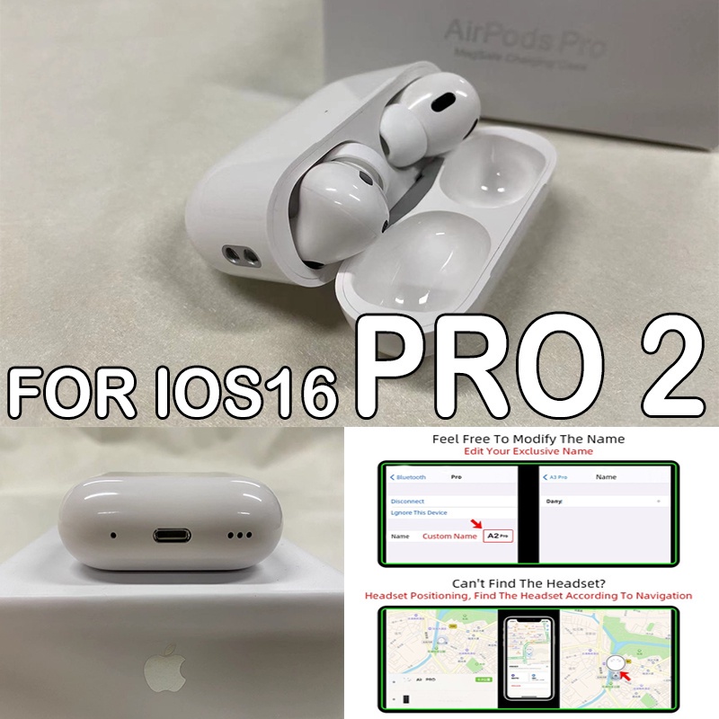 Air pods pro 2 Último PK Inpods TWS Conjunto De Carregamento Sem Fio Siri Bluetooth Box Original 1 : 1 , Com Uma Janela Pop-up Real