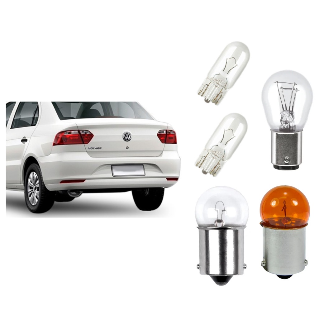 Kit 5 Lampadas Lanterna Traseira Voyage G6 2013 A 2016